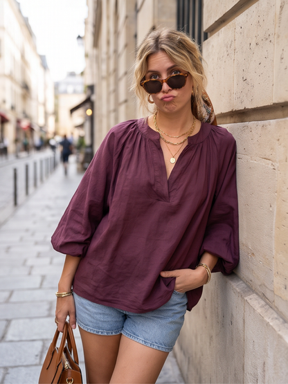 Blouse Margaux - Manches Ballon