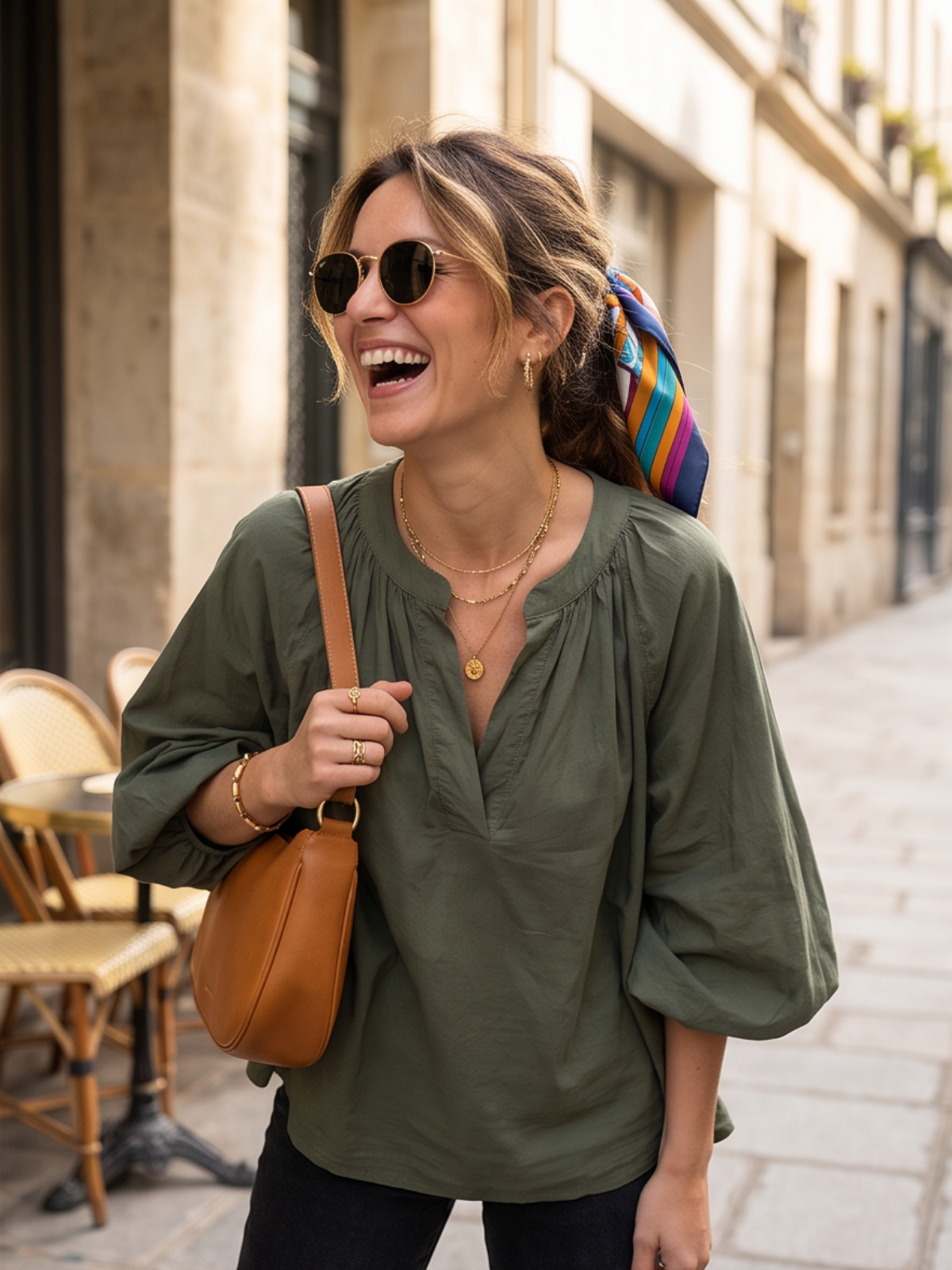 Blouse Margaux - Manches Ballon