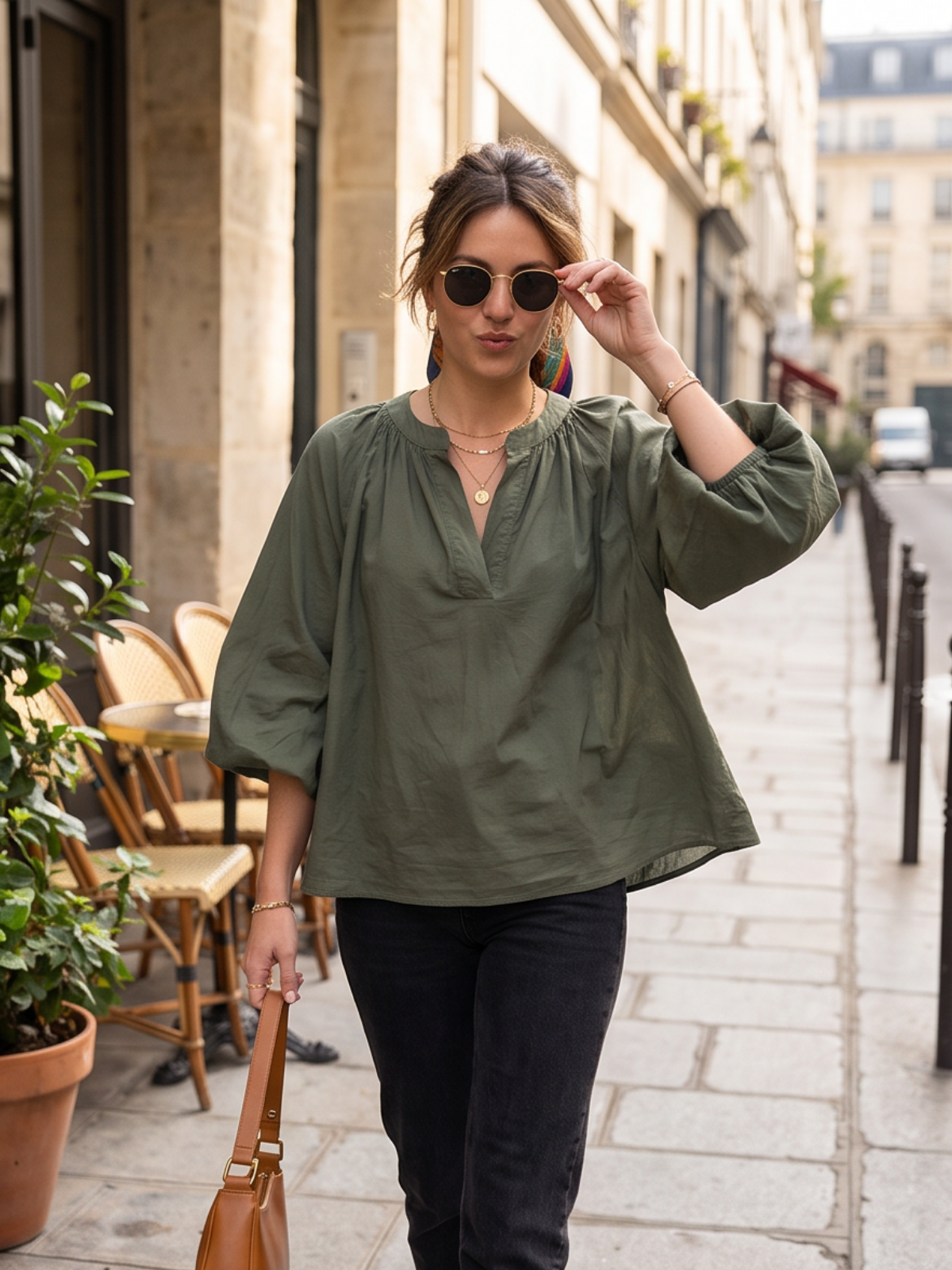 Blouse Margaux - Manches Ballon