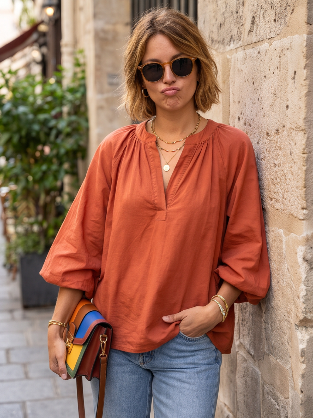 Blouse Margaux - Manches Ballon