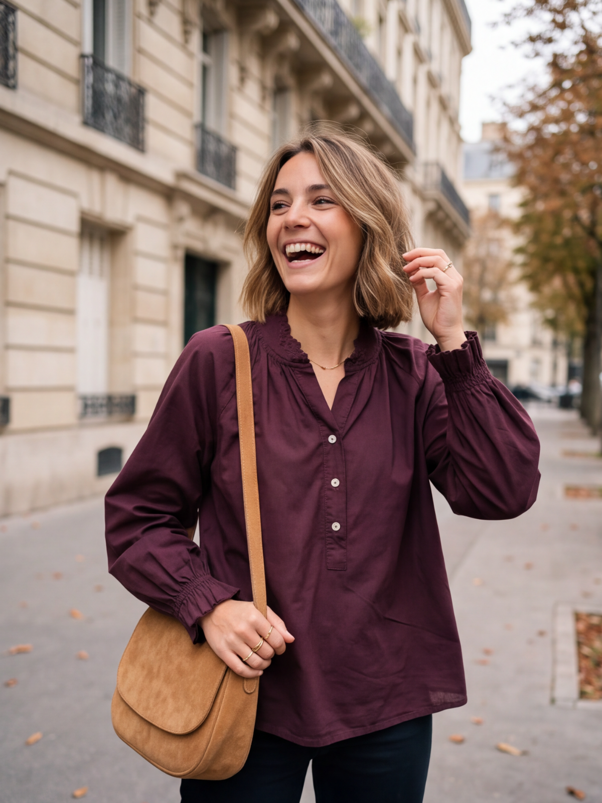 Blouse Mélisande - Col Brodé
