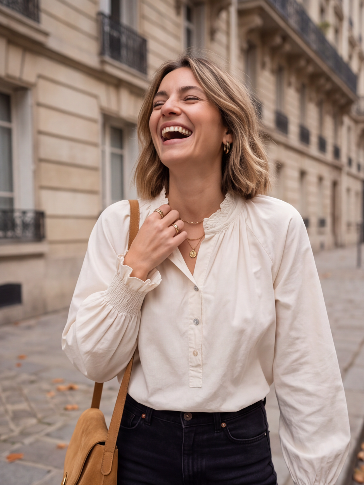 Blouse Mélisande - Col Brodé