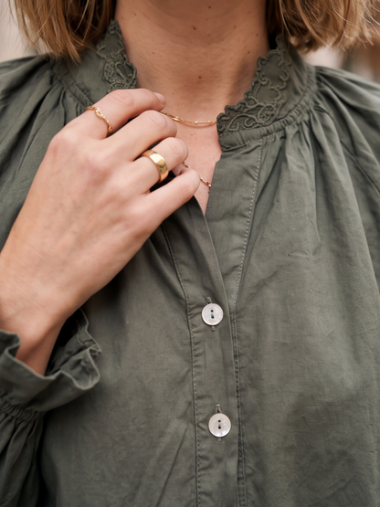 Blouse Mélisande - Col Brodé