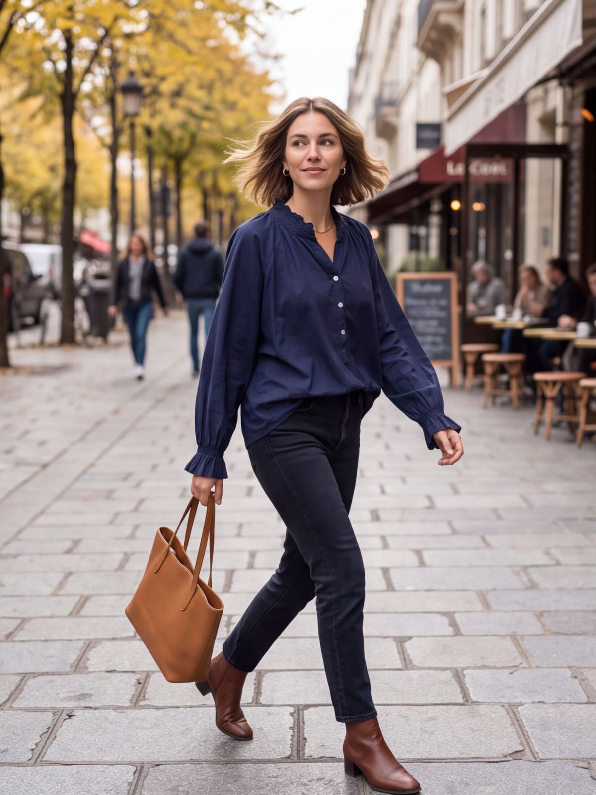Blouse Mélisande - Col Brodé