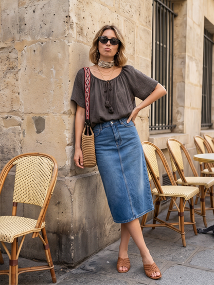Blouse Myriam - Lurex Brillant
