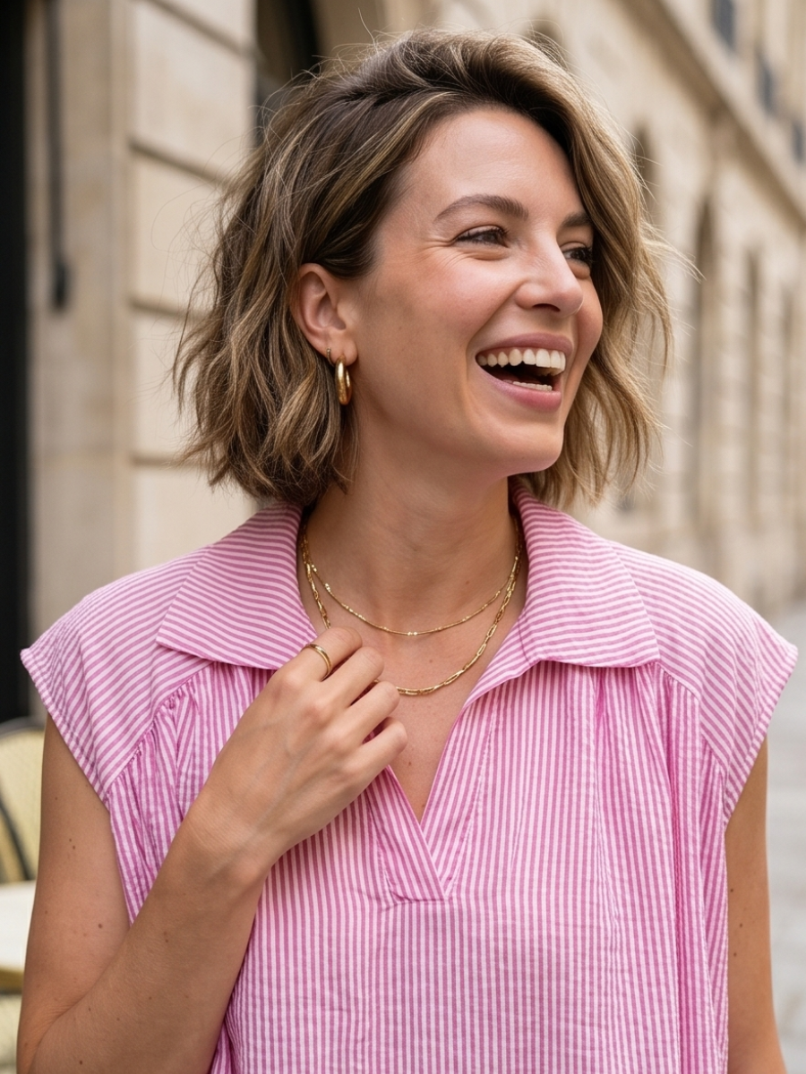 Blouse Nora - Ample Rayée