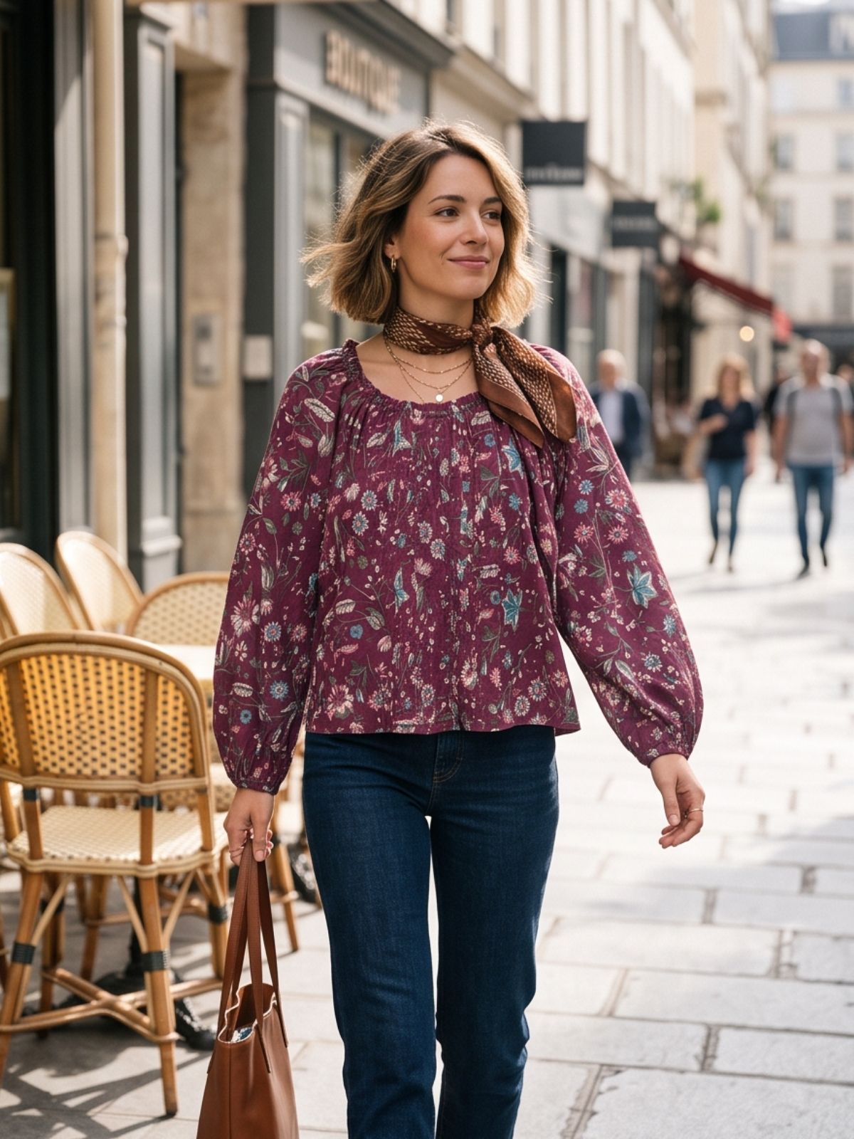 Blouse Odalys - Fleurie Froncée