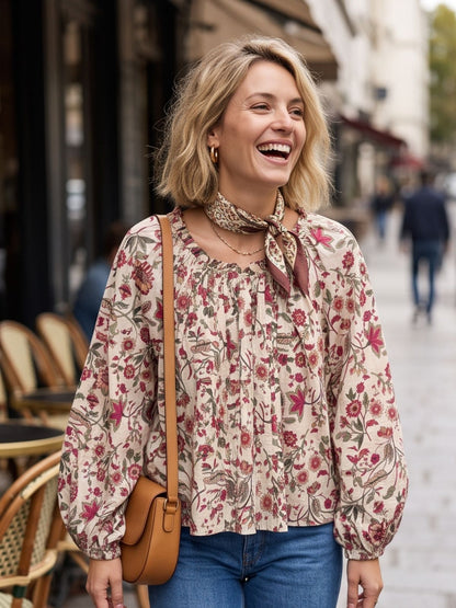Blouse Odalys - Fleurie Froncée