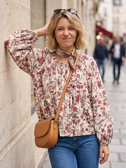 Blouse Odalys - Fleurie Froncée