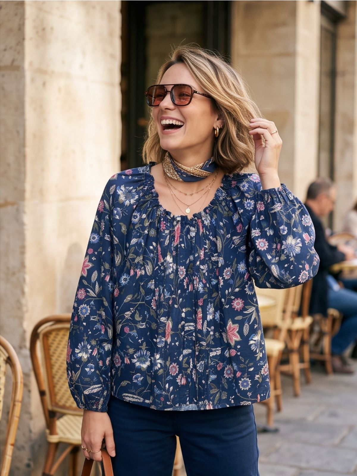 Blouse Odalys - Fleurie Froncée