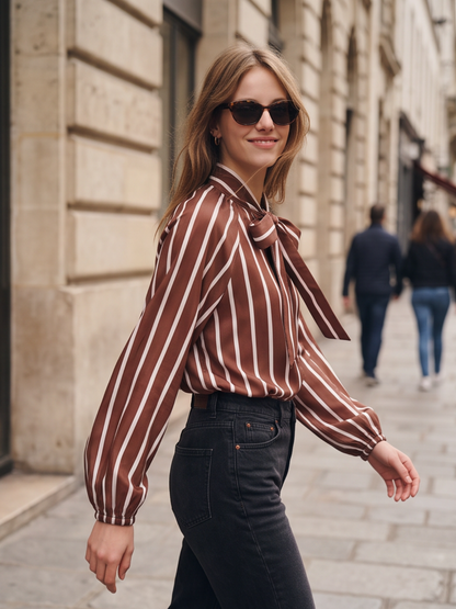 Blouse Ottilie - Rayée Lavallière