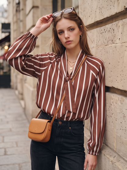 Blouse Ottilie - Rayée Lavallière
