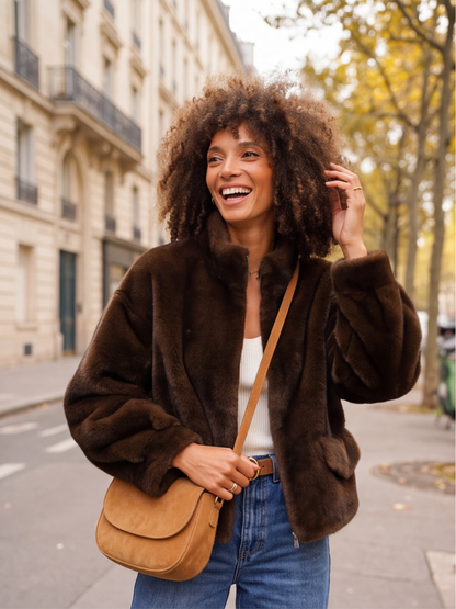 Veste Victorine - Fausse Fourrure