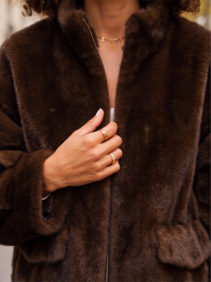 Veste Victorine - Fausse Fourrure