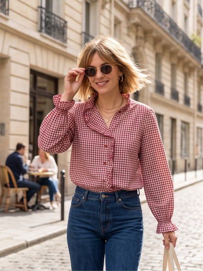 Blouse Solenn - Terracotta