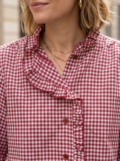Blouse Solenn - Terracotta