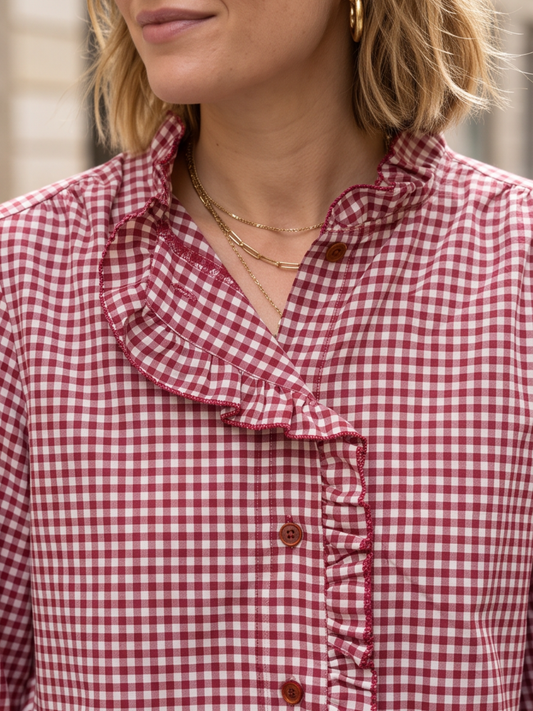 Blouse Solenn - Terracotta