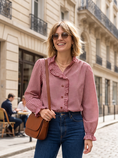 Blouse Solenn - Terracotta