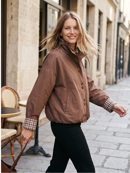 Blouson Bérengère - Coton Marron