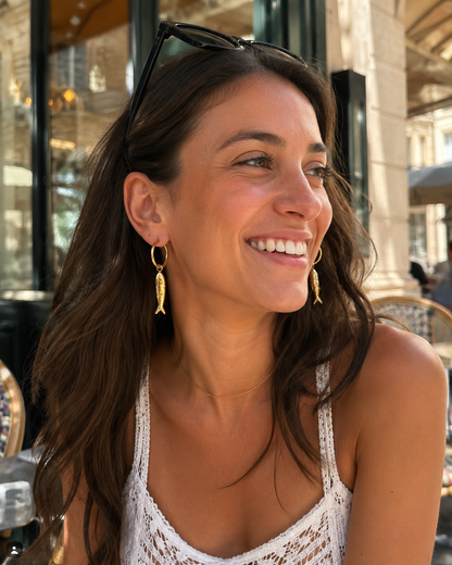 Boucles Poisson Doré