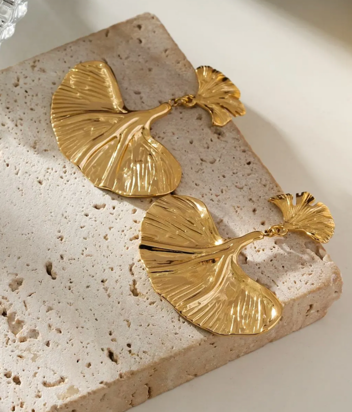 Boucles Ginkgo Dorées