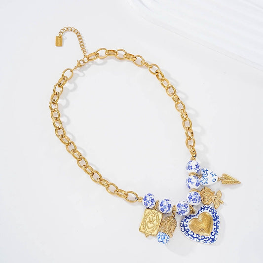Collier Pampilles Bleues