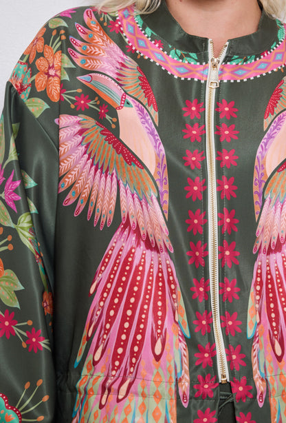 Veste Imprimé Exotique - TU du 44 au 50