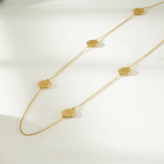 Collier Médaillons Dorés