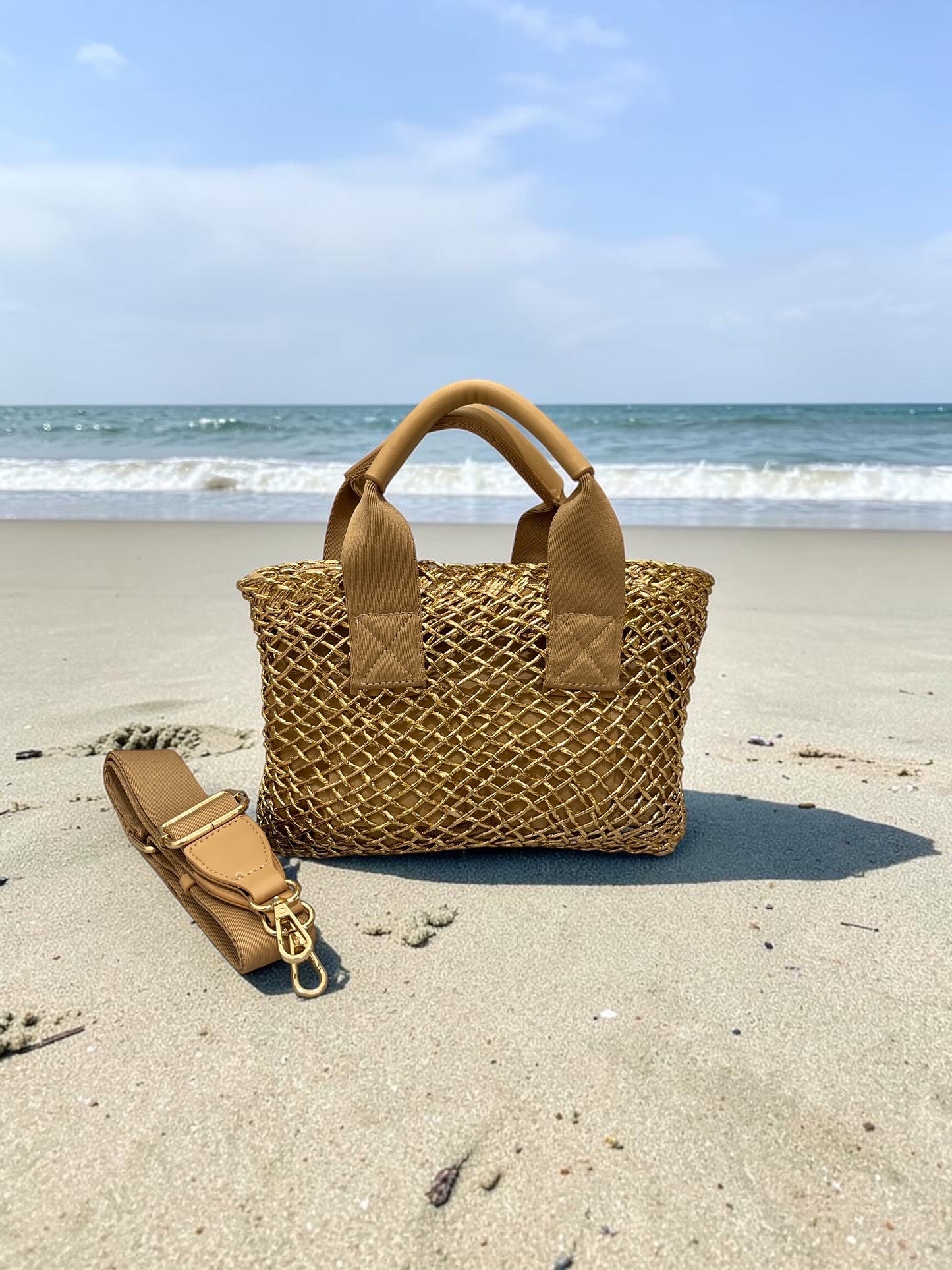 Sac Tressé Brillant