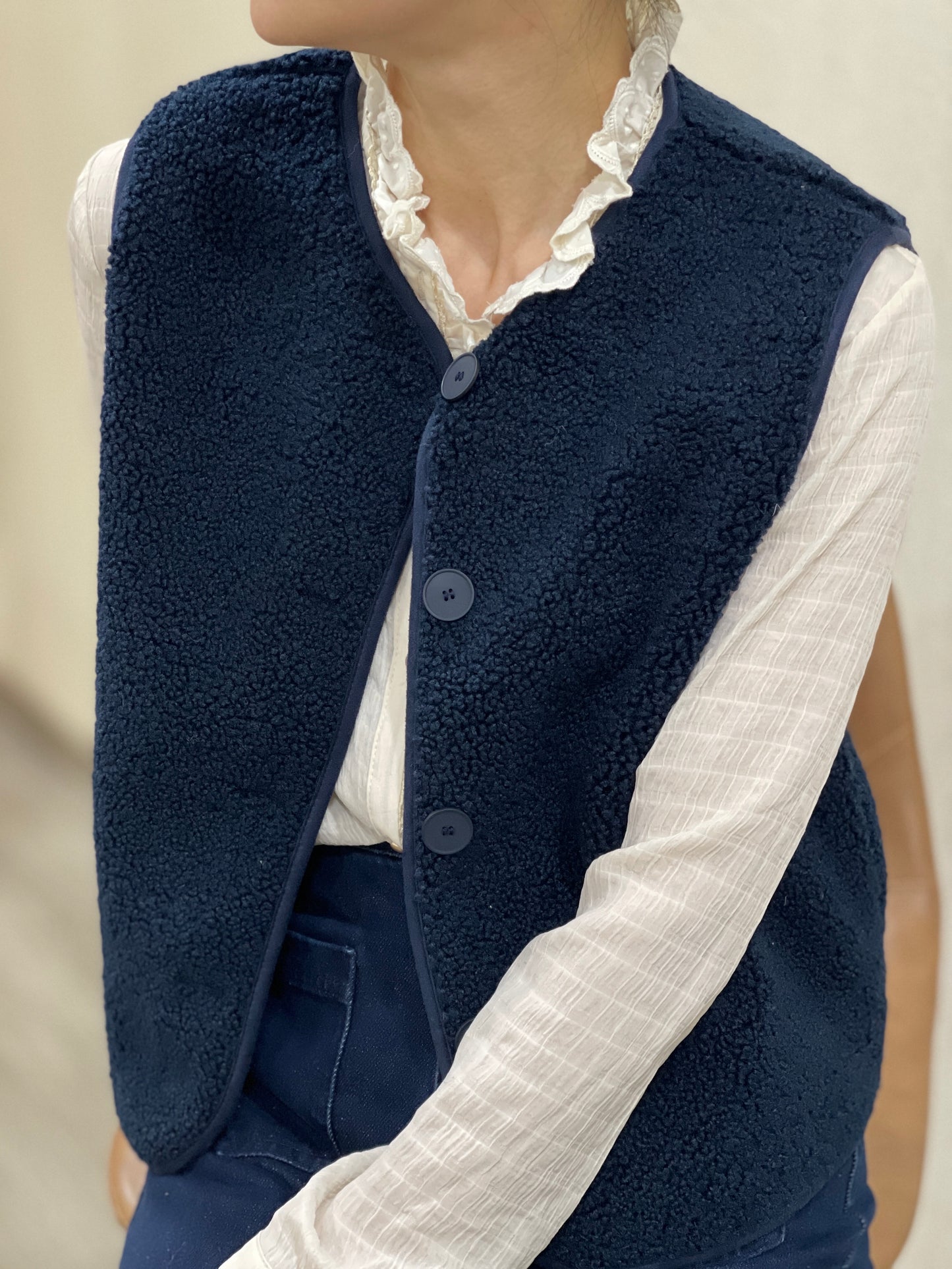 Gilet Cosy Boutonné