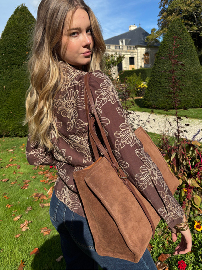 Cabas Cuir avec Trousse