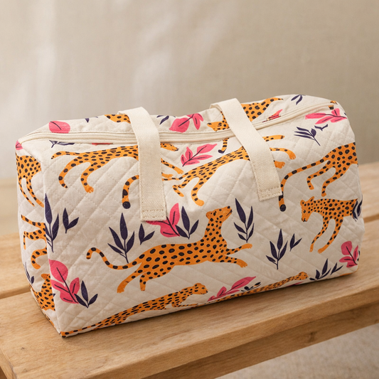 Cabas Léopard Jungle