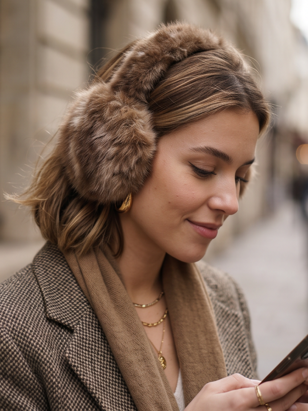 Cache-Oreilles Ludivine - Fausse Fourrure