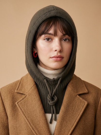 Cagoule Tricot Capuche