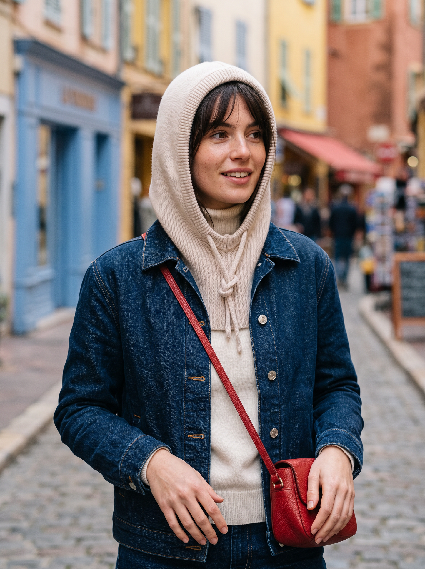 Cagoule Tricot Capuche