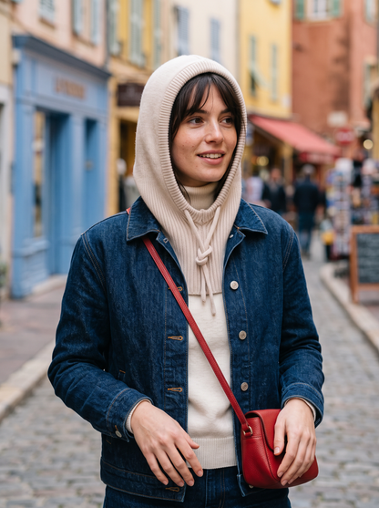 Cagoule Tricot Capuche