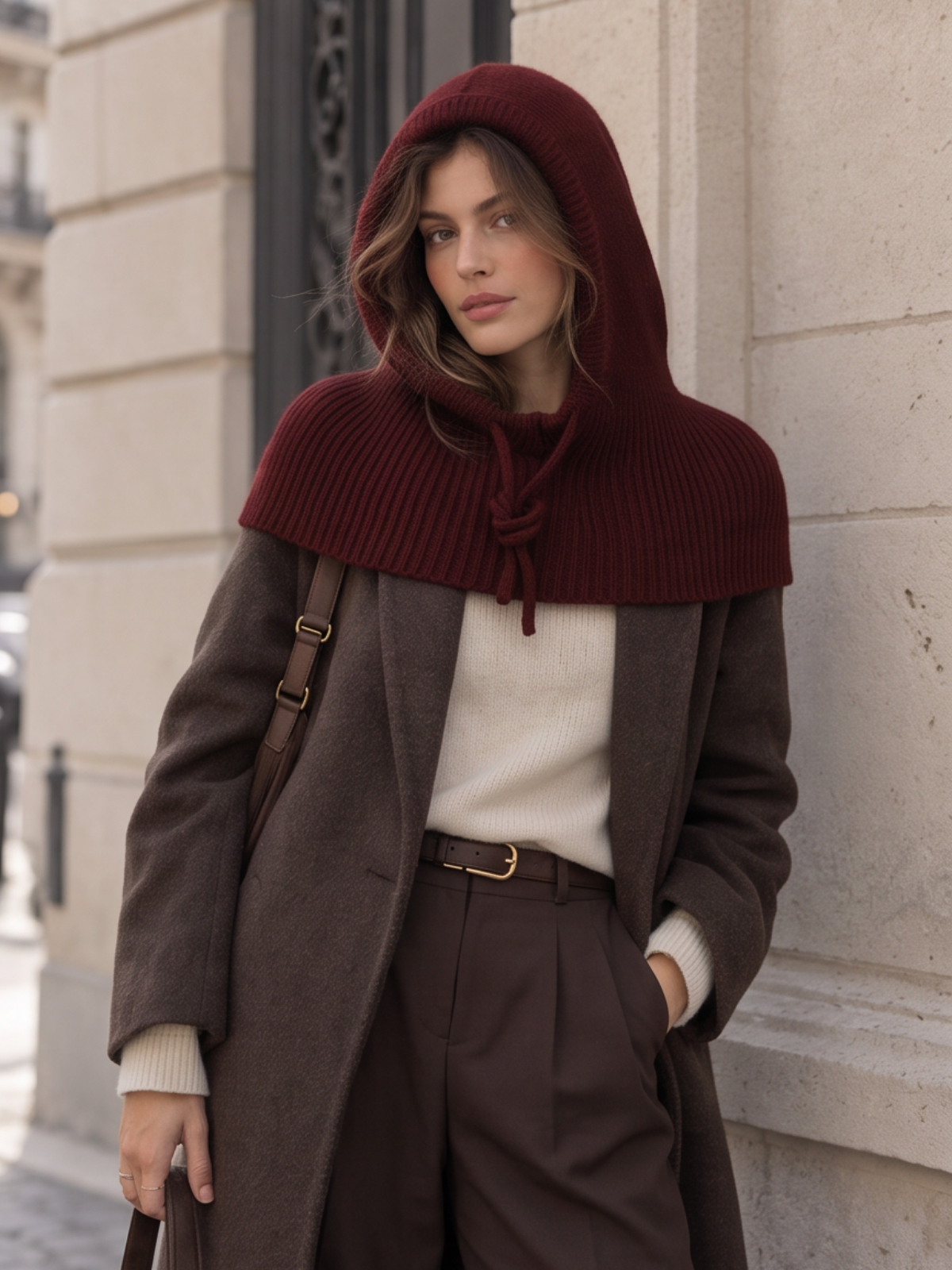 Cagoule Tricot Capuche