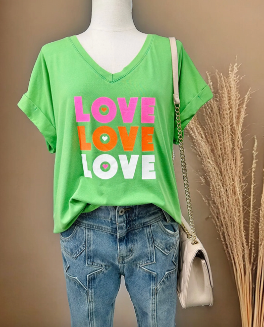 Tee-shirt Love Love Love