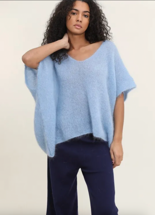 Pull Poncho Mohair