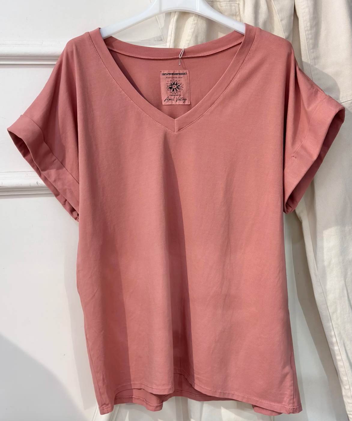 Tee-shirt Col V Fluide