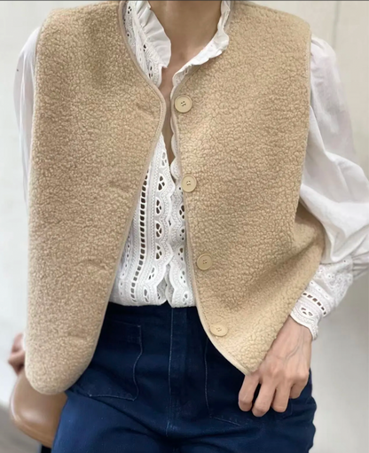 Gilet Cosy Boutonné