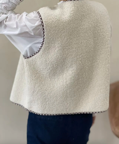 Gilet Bouclette Vichy
