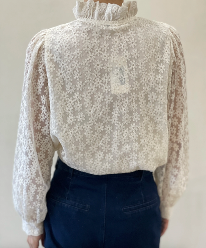 Chemise Manches Longues Brodée
