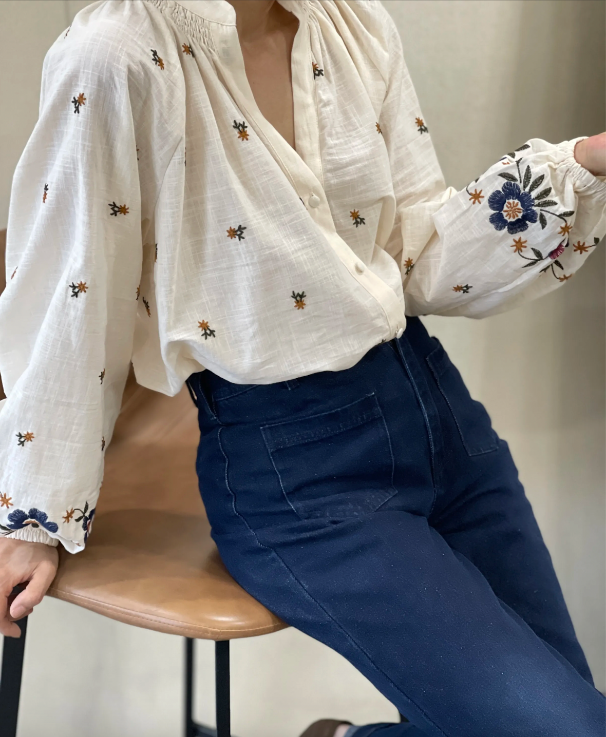 Chemise Élégante Brodée