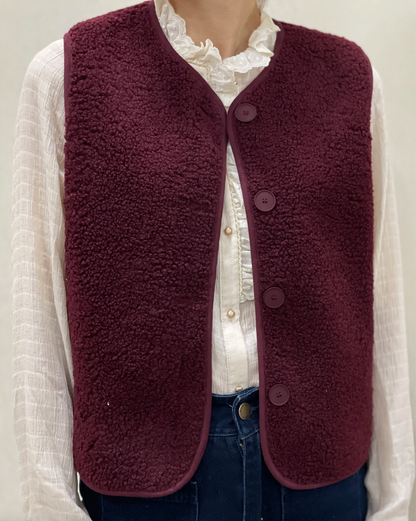 Gilet Cosy Boutonné