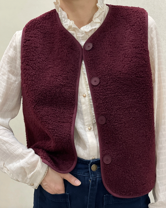 Gilet Cosy Boutonné