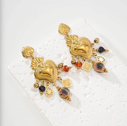 Boucles Cœur Pendantes