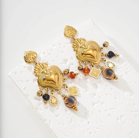 Boucles Cœur Pendantes