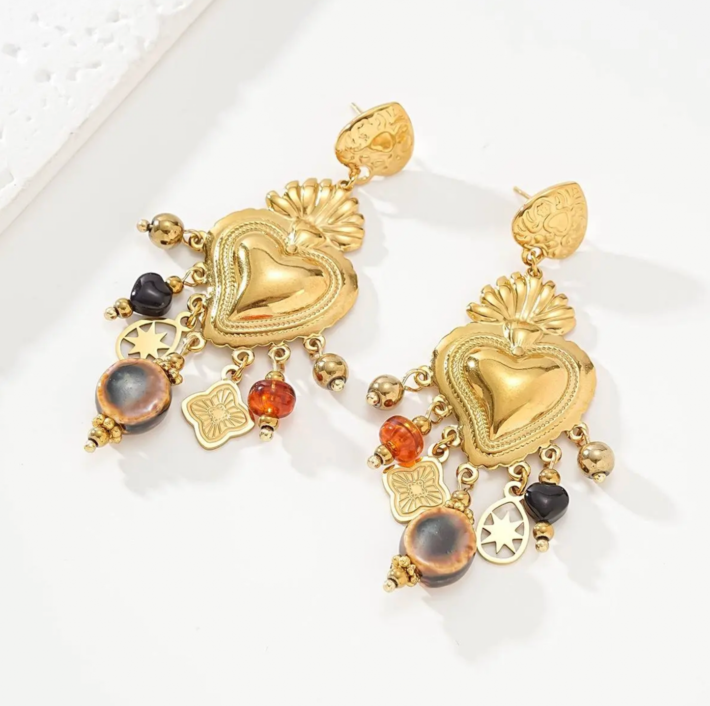 Boucles Cœur Pendantes