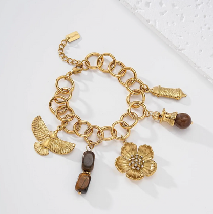 Bracelet Doré Bohème Charms